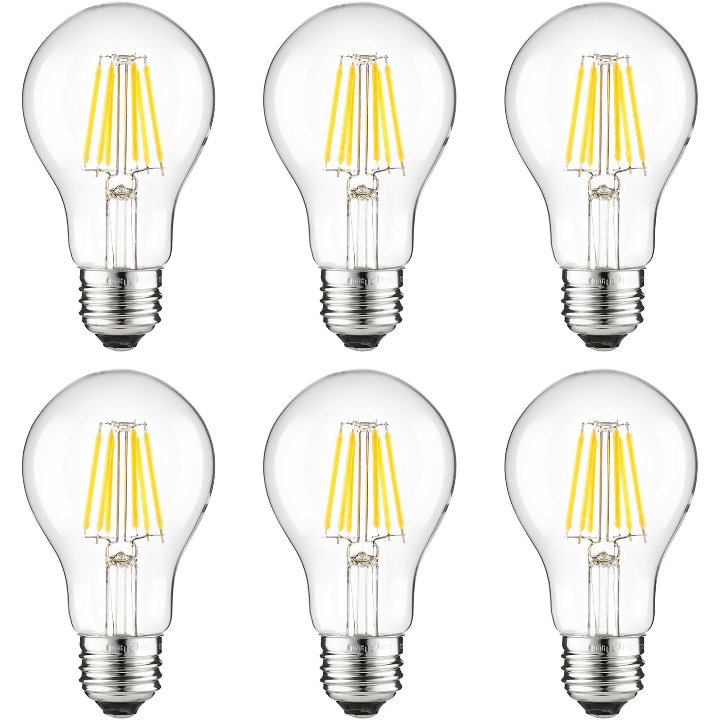 Sunlite Edison Style LED Bulb in 2700K Warm White, Dimmable, Medium Base, 15,000 Hour Life, 6 Watt (40 Watt Equivalent), 530 Lumens, Perfect for Creating Sophisticated and Inviting Spaces