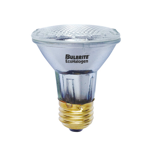 Bulbrite H39PAR20FL3/ECO 39 Watt ECO Halogen PAR20, 50W Halogen Equivalent, Medium (E26) Base, 130V, Flood