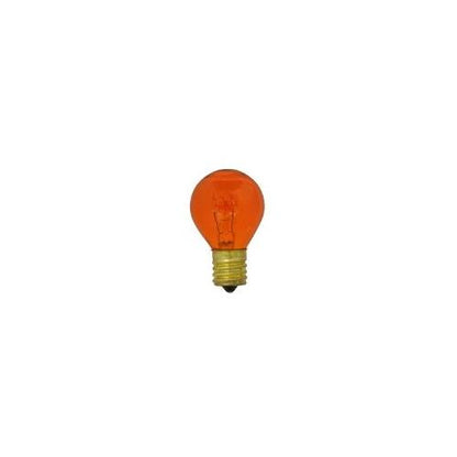 Bulbrite 10S11O 10W Dimmable S11 Night Light Replacement Bulb, Intermediate Base, Transparent Orange