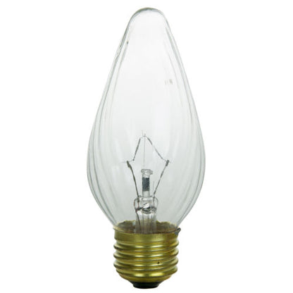 Sunlite Incandescent 40 Watt Flame Twist 320 Lumens Clear Light Bulb