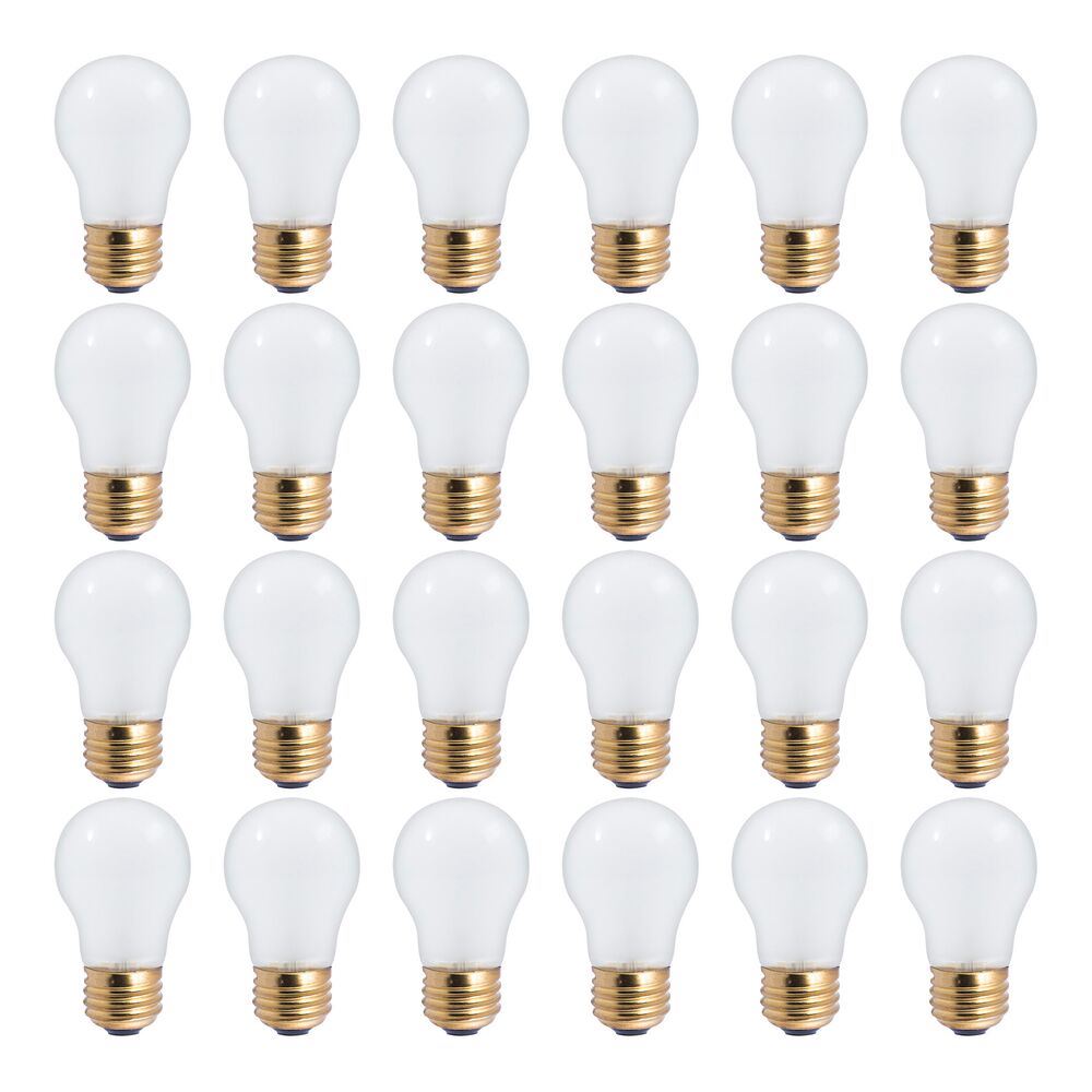 Bulbrite Pack of (12) 25 Watt Dimmable Frost A19 Incandescent Light Bulbs with Medium (E26) Base, 2700K Warm White Light