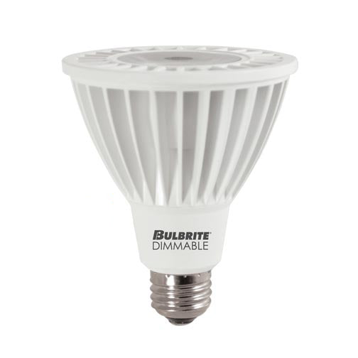 Bulbrite LED14PAR30NF/L/40K/D 14 Watt Dimmable LED PAR30, 75 Watt Equivalent, Medium (E26) Base, Cool White