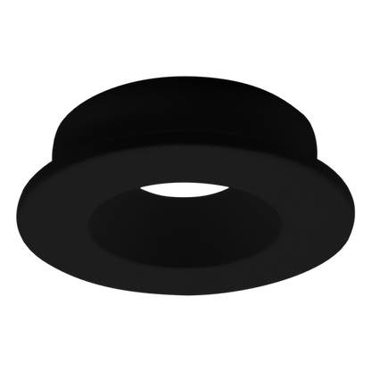 Luxrite 1" Regressed Interchangeable Canless Spotlight Round Black Trim (LR23461)