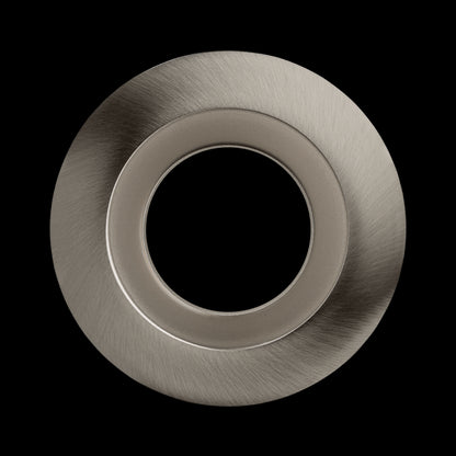 Luxrite 4" Regressed Interchangeable Round Smooth Brushed Nickel Trim Canless Spotlight, Pack of 4 (LR24962)