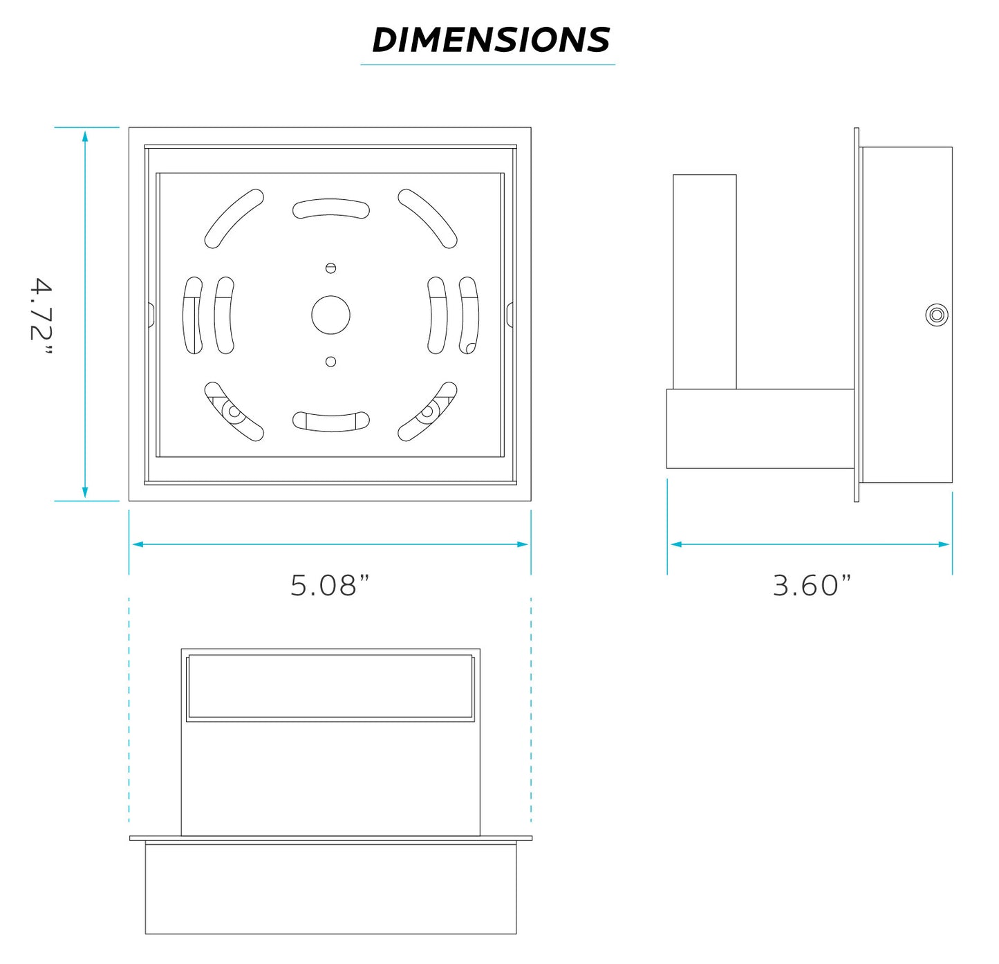Luxrite Wall Mount LEDMHVN1/935/U/SN 3500K Neutral White