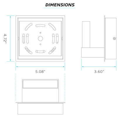 Luxrite Wall Mount LEDMHVN1/935/U/SN 3500K Neutral White