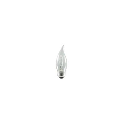 Bulbrite 43CA10/EFC/ECO 43 Watt ECO Halogen CA10 Flame Tip Chandelier Bulb, Medium Base, Clear, 60 Watt Equivalent, 2-Pack