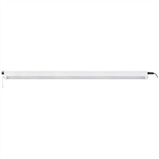 Sunlite 85316-SU 47.2-Inch Linear LED Shop Light Fixture, 40 Watts, Waterproof (IP65), Linkable, Plug-In, 4000 Lumen, White Finish, 40K - Cool White