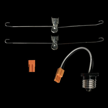 Luxrite Slim Surface Mount Can Adapter 6-7" Slim Adapter, E26 Adapter, Pack of 8 (LR23645)