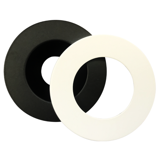 Luxrite 2" Regressed Round Black/White Trim Canless Spotlight (LR23262)
