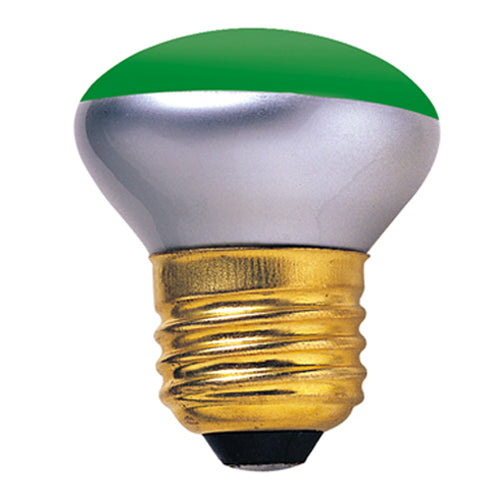 Bulbrite 40R14G 40 Watt Incandescent R14 Mini Reflector, Medium Base, Green