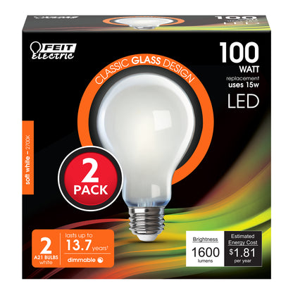 1600 Lumen 2700K Enhance Dimmable A19 LED