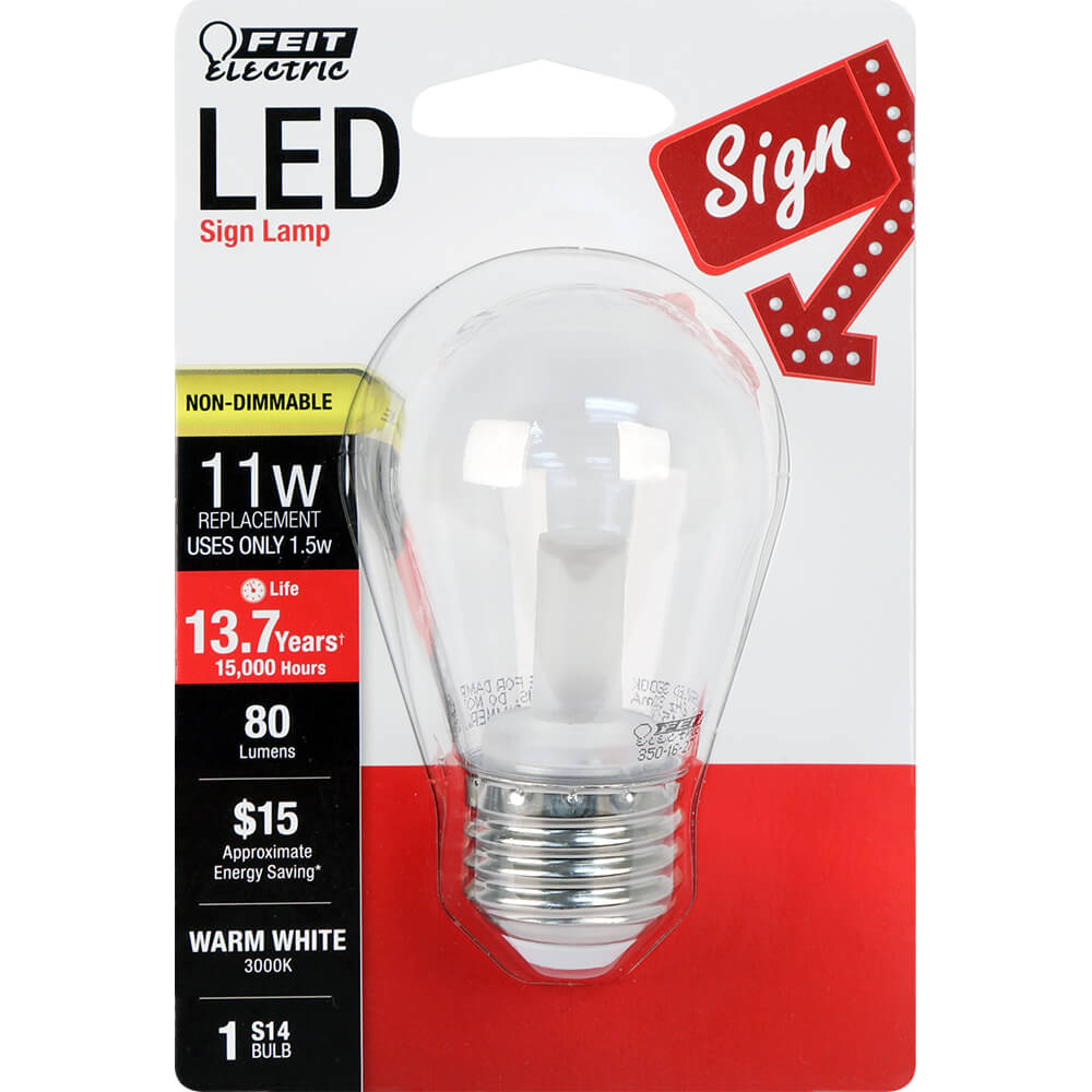 80 Lumen 3000K Non-Dimmable LED