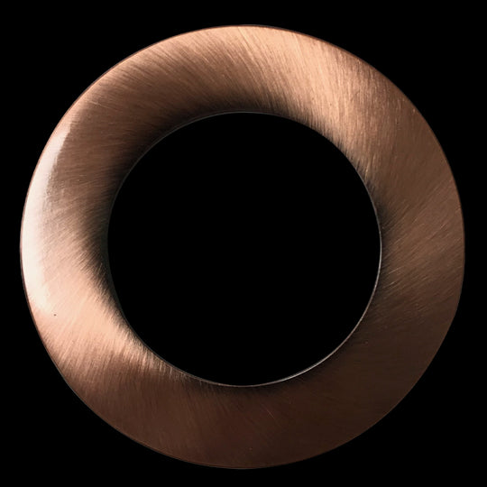 Luxrite 2" Regressed Interchangeable Canless Spotlight Round Trim Copper Finish, Pack of 5 (LR23431)