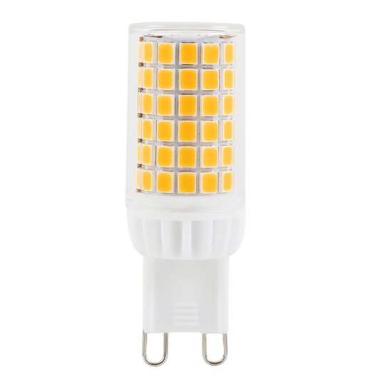 Luxrte LED G9  Light Bulb, 5W, 500 Lumens, 4000K - Cool White, Clear Finish, 80 CRI, Dimmable (LR24672)