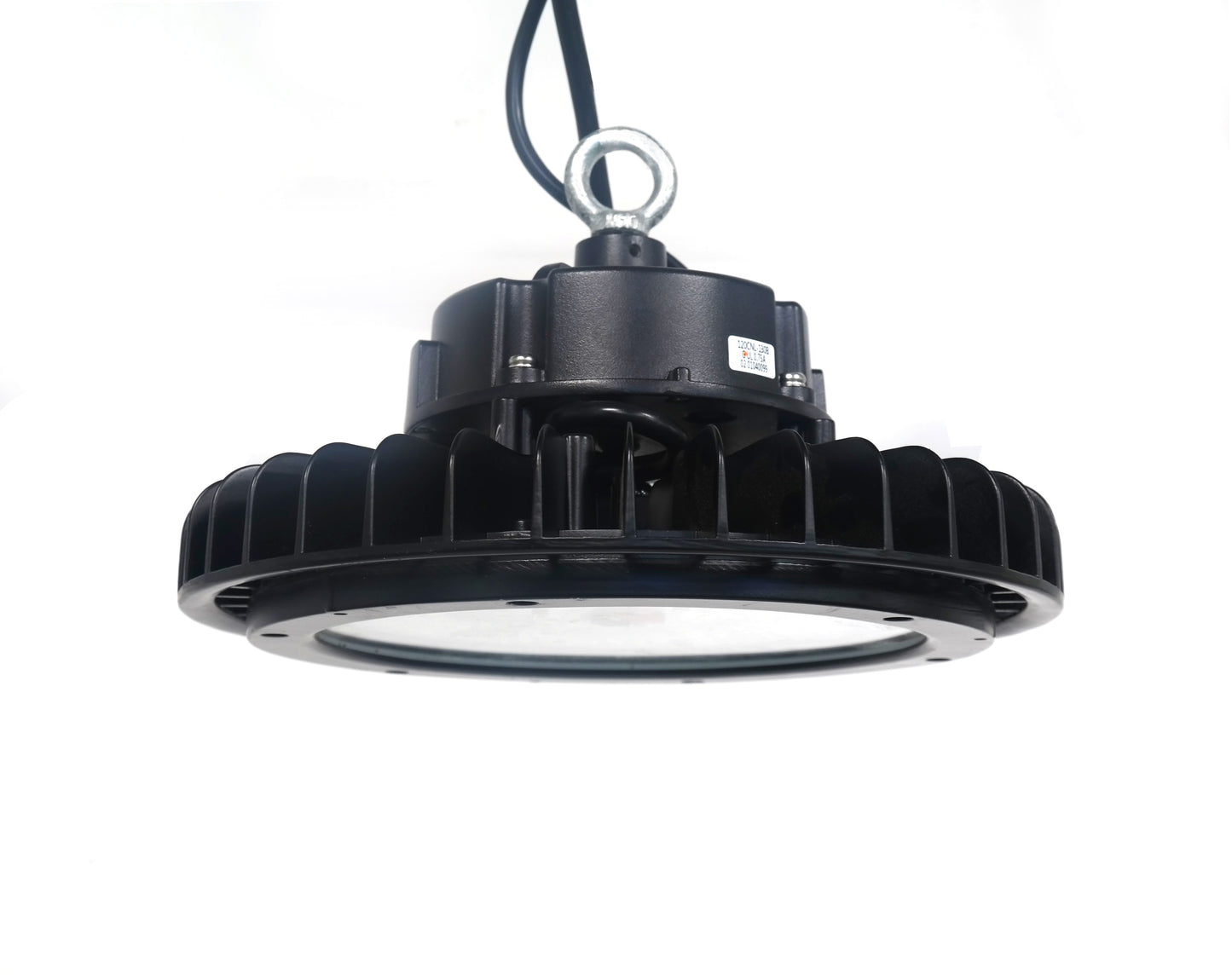 Sunlite 89685 LED Commercial UFO High Bay Light Fixture, 150 Watts, 22500 Lumens, 5000K Super White, Dimmable, UL Listed, Black, 120-277V, IP65, for Warehouses, Factories & Workshops