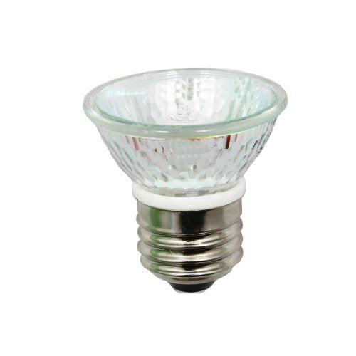 Bulbrite FMW/E26 35 Watt Dimmable Halogen Lensed MR16 Bulb, Medium Base, Clear