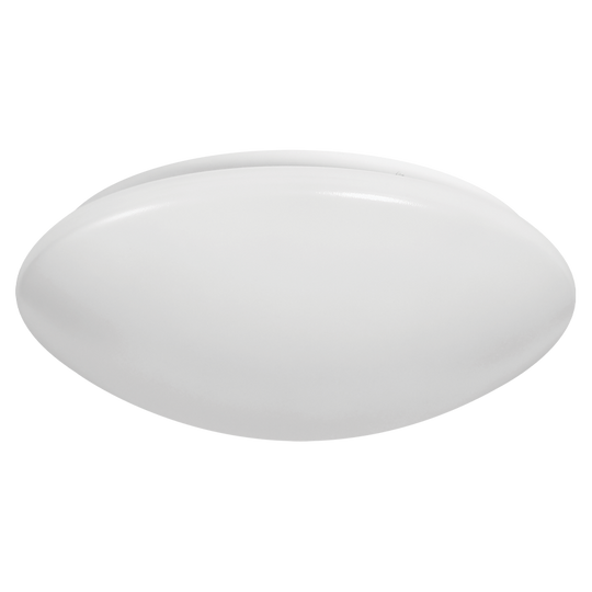 Luxrite LED Surface Mount Cloud 11" Round Puff, 20W, 1500 Lumens, Color Selectable - 2700K/3000K/3500K/4000K/5000K, 80 CRI, Frost White Finish, Dimmable (LR23158)