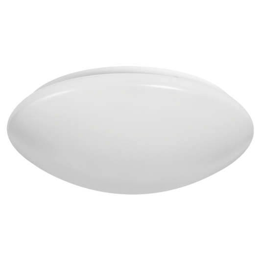 Luxrite LED Surface Mount Cloud 11" Round Puff, 20W, 1500 Lumens, Color Selectable - 2700K/3000K/3500K/4000K/5000K, 80 CRI, Frost White Finish, Dimmable (LR23158)