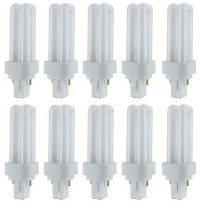 Sunlite 9 Watt PLD 2-Pin Double U-Shaped Twin Tube, G23-2 Base, Cool White