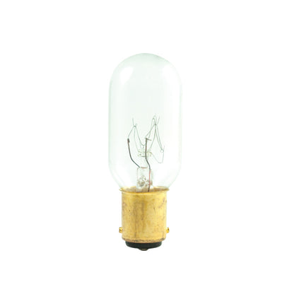 Bulbrite 25T8/DC 25 Watt Incandescent Showcase/Aquarium/Display T8 Tubular Bulb, Double Contact Bayonet Base, Clear