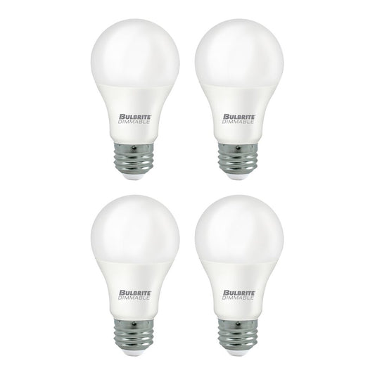 Bulbrite Pack of (4) 15 Watt Dimmable Frost A19 LED Light Bulbs with Medium (E26) Base, 2700K Warm White Light, 1600 Lumens