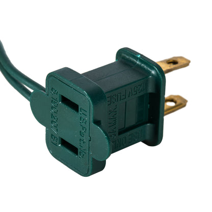 Vickerman 25 Multi-Colored G30 LED Light on Green Wire, 16' Christmas Light Strand- 2 Pack