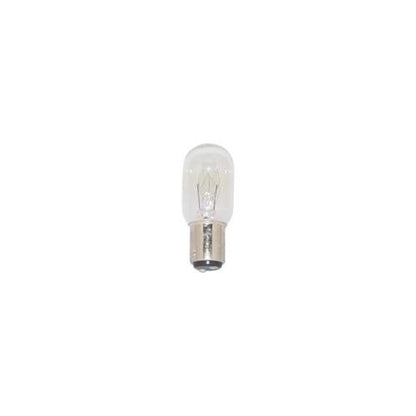 Bulbrite 15T7/DC 15 Watt Incandescent Amusment & Appliance T7 Bulb, Double Contact Bayonet Base, Clear