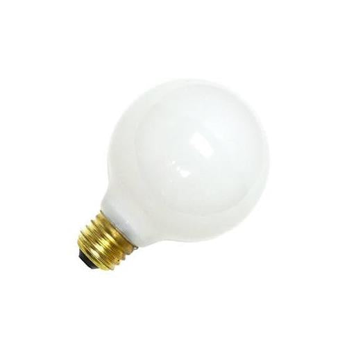 Bulbrite 40G25WH3 40 Watt Incandescent G25 Globe, Medium Base, White