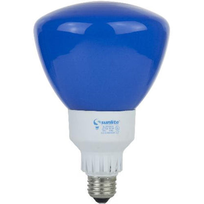 Sunlite 25 Watt R40 Reflector Blue Medium Base CFL Light Bulb