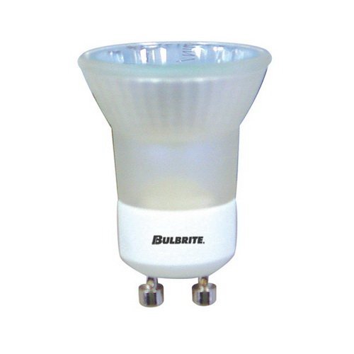 Bulbrite 35MR11/GU10F 35 Watt Dimmable Halogen Lensed MR11 Bulb, Twist and Lock GU10 Base, Frost