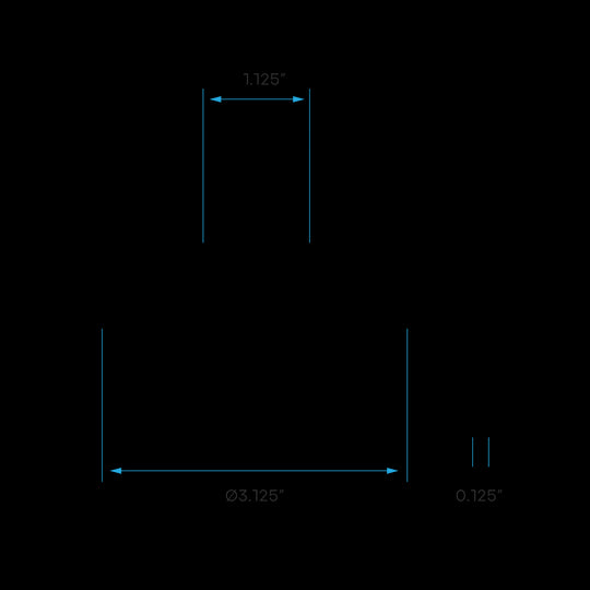 Luxrite 2" Regressed Interchangeable Canless Spotlight Round Pinhole Trim, Pack of 5 (LR23442)