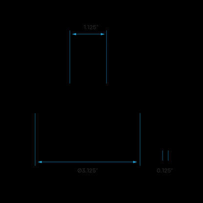 Luxrite 2" Regressed Interchangeable Canless Spotlight Round Pinhole Trim, Pack of 5 (LR23442)