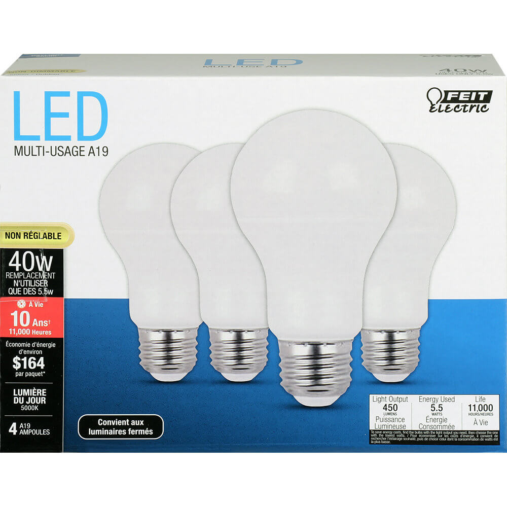 450 Lumen 5000K Non-Dimmable LED