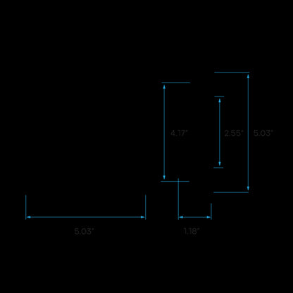 Luxrite LED 4" Mini Panel High Output Square Smooth Canless Wafer Spotlight, 12W, 950 Lumens, Color Selectable - 2700K/3000K/3500K/4000K/5000K, 80 CRI, White Finish, Dimmable, Pack of 2 (LR23743)