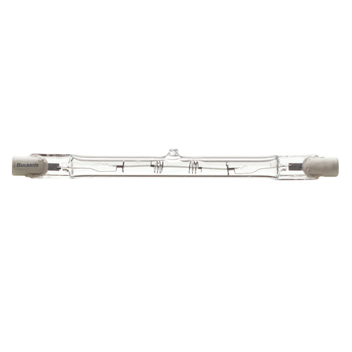 Bulbrite Q300T3/220 300 Watt Dimmable Halogen J-Type Torchiere T3 Bulb, Long (118mm), RSC Base, 220 Volt, Clear