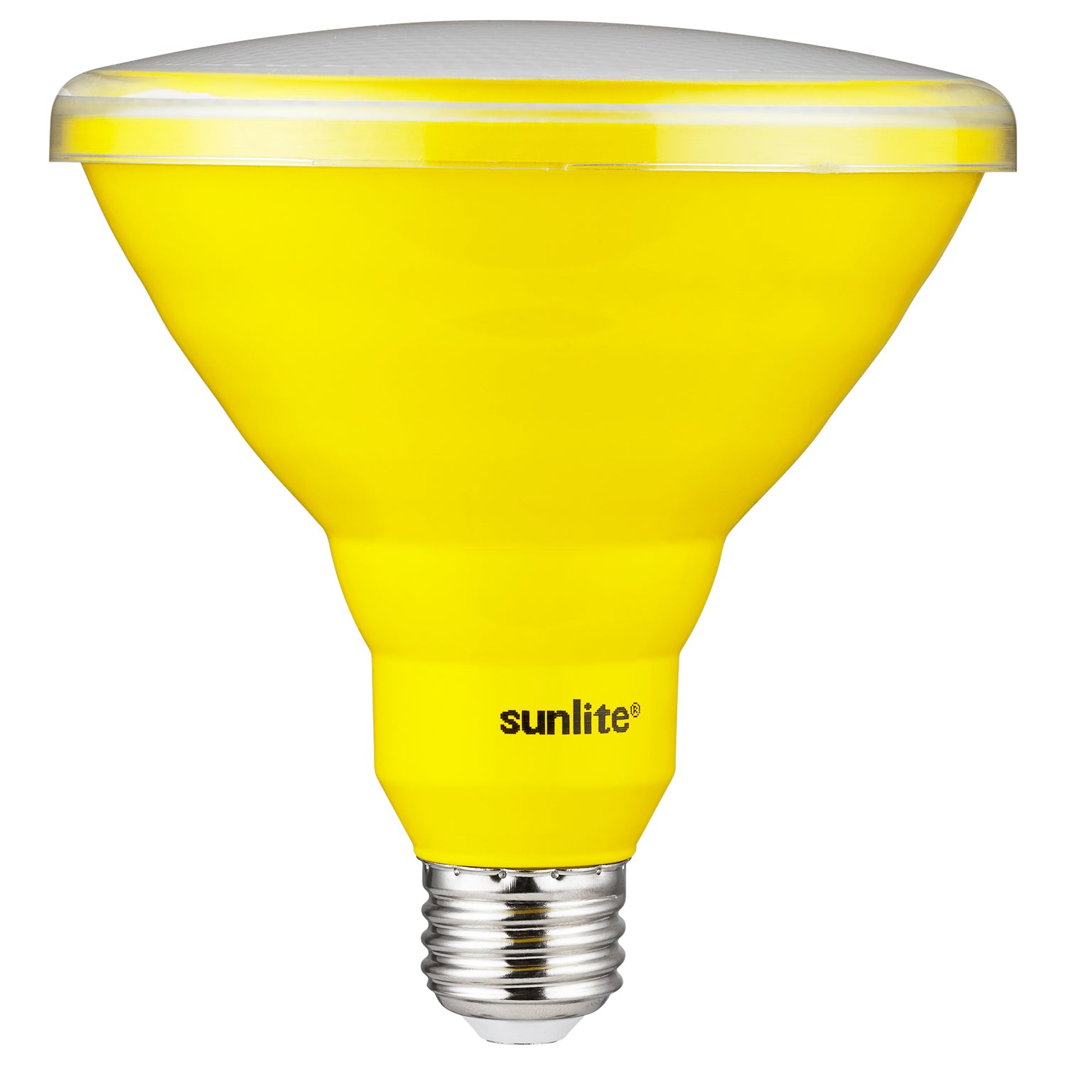Sunlite LED PAR38 Bulb 15W 120V E26 Base Yellow (81476-SU), image size:1500x1500