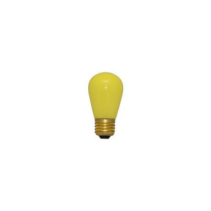 Bulbrite 11S14CY 11W Dimmable S14 String Light Replacement Bulb, Medium Base, Ceramic Yellow