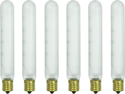 Sunlite 40 Watt T6.5 Tubular Intermediate Base Frost (6 Pack)