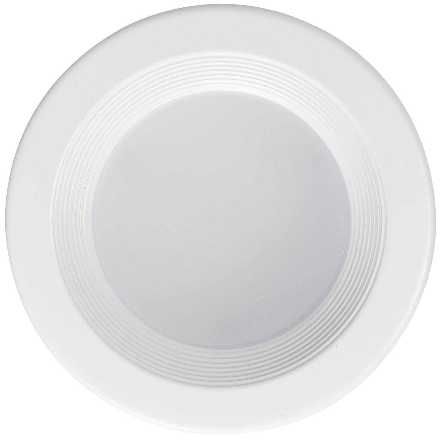 Luxrite LED 4" Round Baffled Downlight Retrofit, 10W, 750 Lumens, Color Selectable - 2700K/3000K/3500K/4000K/5000K, 90 CRI, White Finish, Dimmable, Pack of 4 (LR23790)