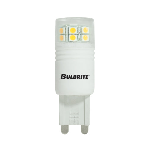 Bulbrite LED3G9/WW 3 Watt LED T4 Capsule Bulb, Bi-Pin G9 Base, 20W Halogen Equivalent, Warm White