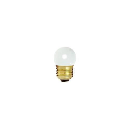 Bulbrite 7.5S7.5W 7.5W Dimmable S11 Night Light Replacement Bulb, Medium Base, White