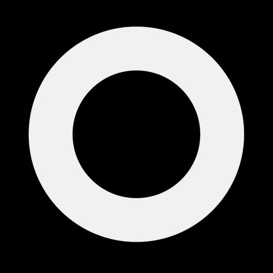 Luxrite 4-6" Round Goof Ring, White Finish, Pack of 9 (LR41020)