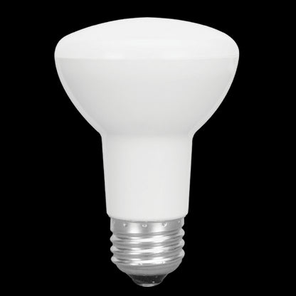 Luxrite LED BR20 Light Bulb, 6.5W, 460 Lumens, 2700K - Warm White, 80 CRI, Frosted White Finish, Dimmable, Pack of 8 (LR31840)