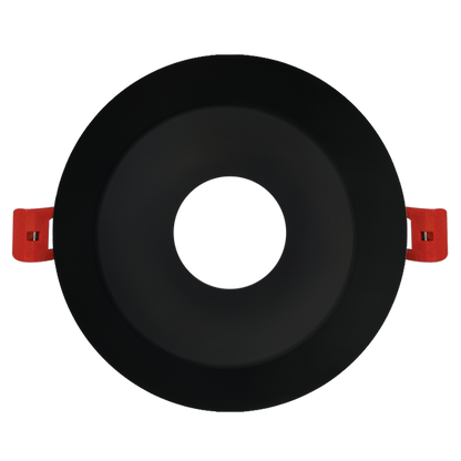Luxrite LED 4" Round Deep Regressed Black Trim Interchangeable Canless Spotlight (LR24935)