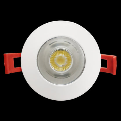 Luxrite 2" Regressed Interchangeable Canless Spotlight Chrome Finish Reflector, Pack of 5 (LR23420)