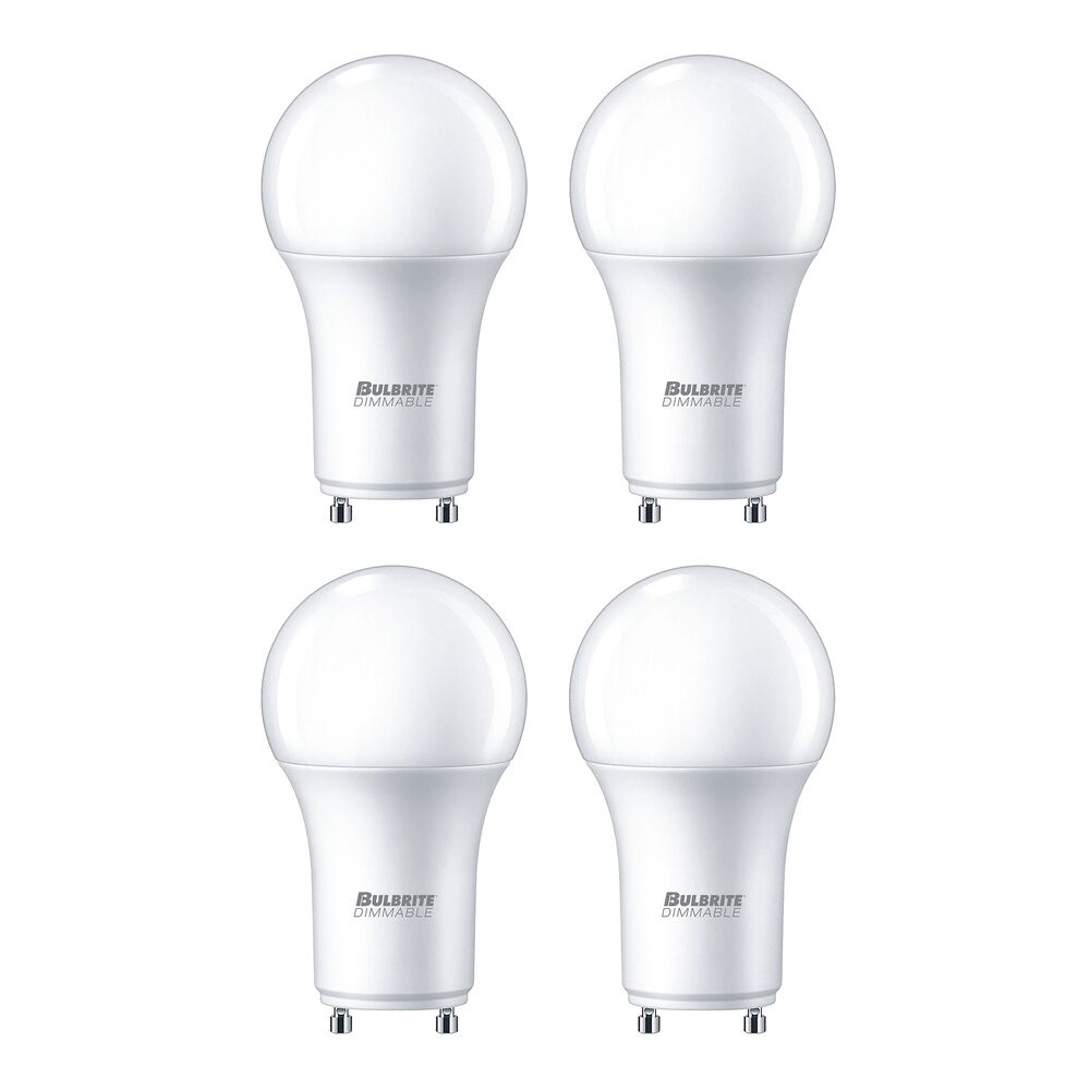 Bulbrite Pack of (4) 15 Watt Dimmable Frost A19 LED Light Bulbs with Medium (E26) Base, 3000K Soft White Light, 1600 Lumens