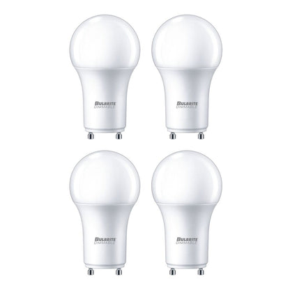 Bulbrite Pack of (4) 15 Watt Dimmable Frost A19 LED Light Bulbs with Medium (E26) Base, 3000K Soft White Light, 1600 Lumens