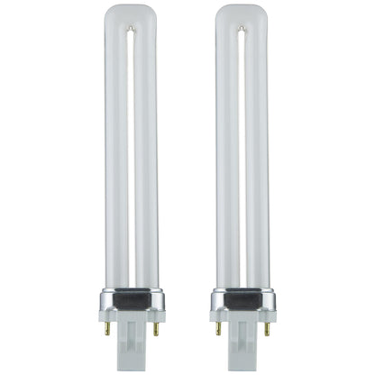 Sunlite 13 Watt PL 2-PIN Single U-Shaped Twin Tube, GX23 Base, Warm White