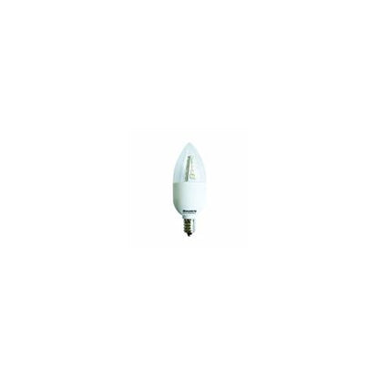 Bulbrite LED3CTC/E 3 Watt (25 Watt) LED B10 Non-Dimmable Chandelier Bulb, Candelabra Base, Clear